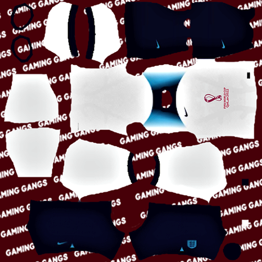 Gaming Gangs - England Kits and Logo for DLS 24