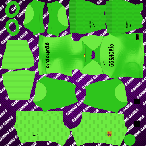 Gaming Gangs - Barcelona Kits and Logo for DLS 24