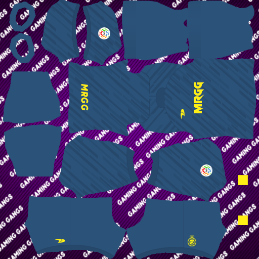 Gaming Gangs - Al Nassr Kits and Logo for DLS 24
