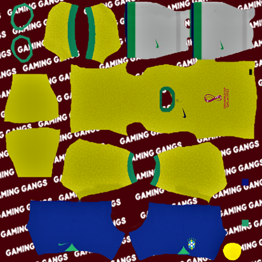 Gaming Gangs - BRAZIL KITS & LOGO IN DLS 24