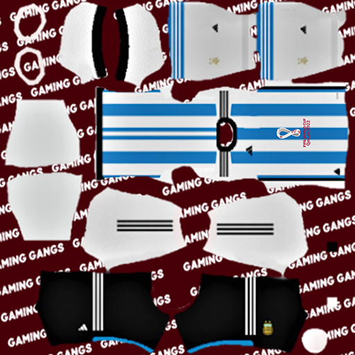 Gaming Gangs - Argentina Kits and Logo for DLS 24