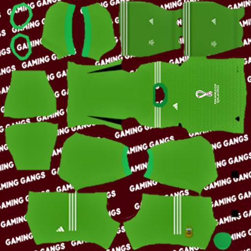 Gaming Gangs - Argentina Kits and Logo for DLS 24