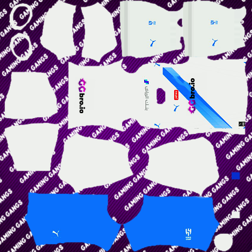 Gaming Gangs Al Hilal Away - Al Hilal Kits and Logo for DLS 24