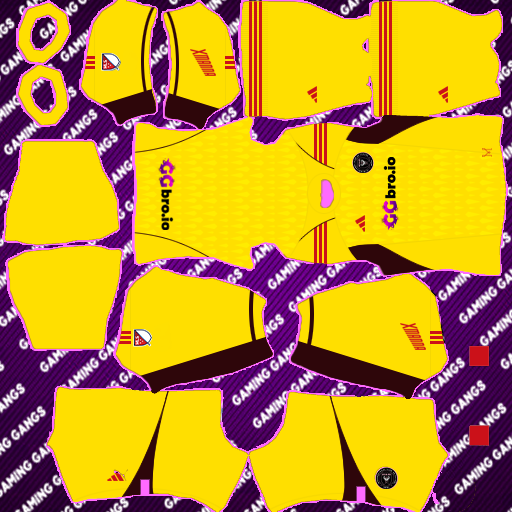 Gaming Gangs Miami Gk - Inter Miami Kits and Logo for DLS 24