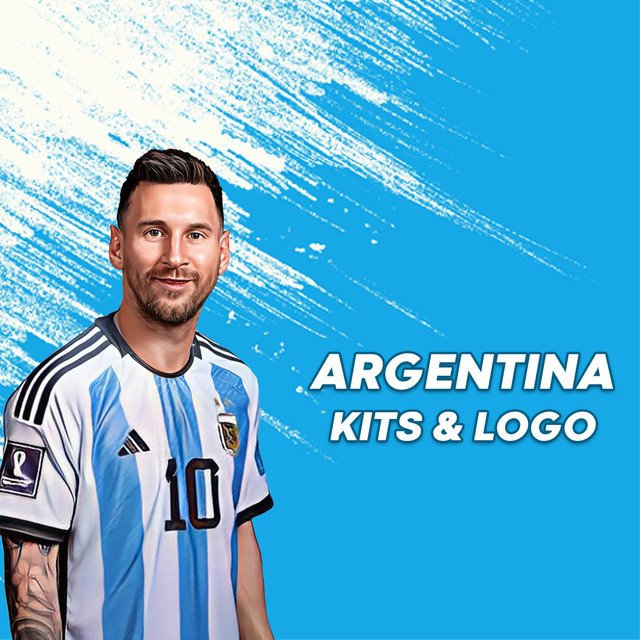 Argentina Kits and Logo for DLS 24: World Cup Kit Download Links