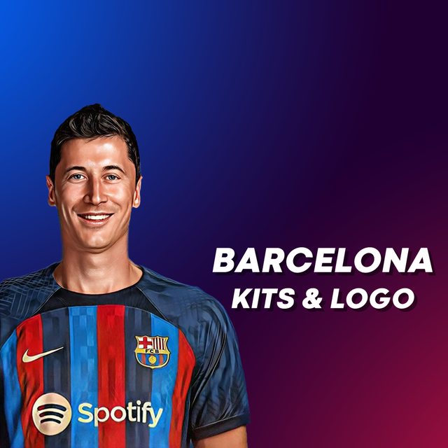 Barcelona Kits and Logo for DLS 24: Official FC Barcelona Download