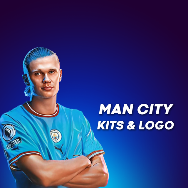 MAN CITY KITS & LOGO IN DLS 24
